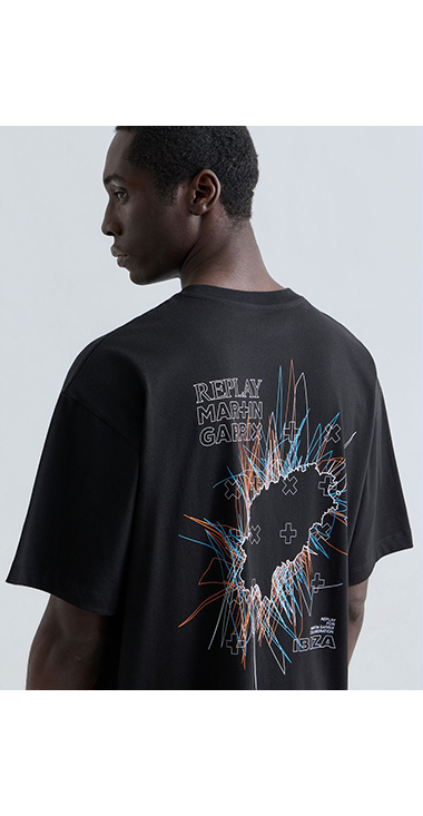 REPLAY &times; MARTIN GARRIX グラフィックTEE IBIZA ISLAND 詳細画像